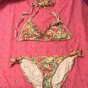 Lily Pulitzer bikini set, worn